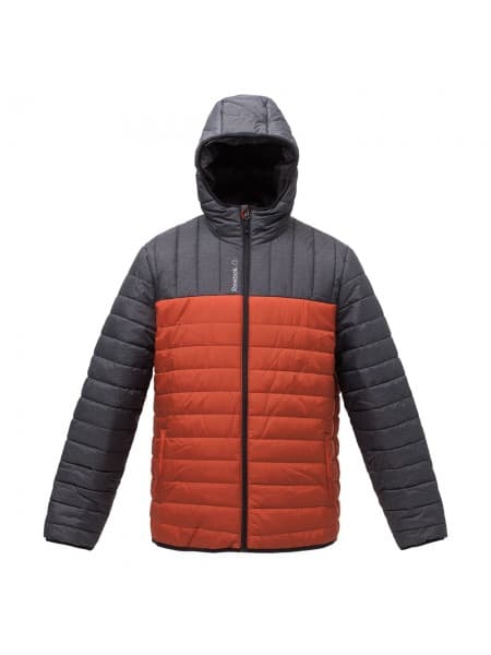 Куртка мужская Outdoor, серая с оранжевым