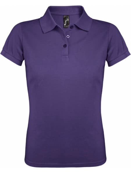 Рубашка поло женская PRIME WOMEN 200 темно-фиолетовая