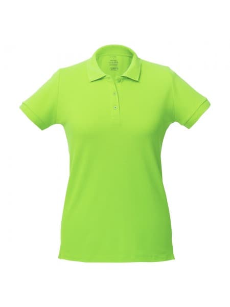 Рубашка поло женская Virma Lady, зеленое яблоко