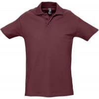 Рубашка поло мужская SPRING 210, бордовая