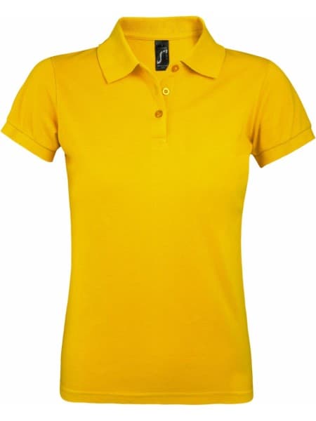 Рубашка поло женская PRIME WOMEN 200 желтая