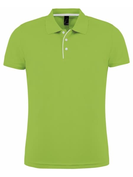 Рубашка поло мужская PERFORMER MEN 180 зеленое яблоко
