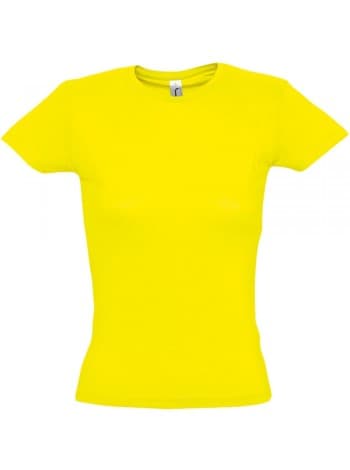 Футболка женская MISS 150, желтая (лимонная)