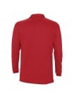 Рубашка поло мужская с длинным рукавом WINTER II 210 красная